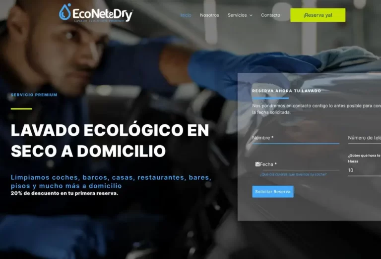 Econet & Dry: Lavado ecológico en seco