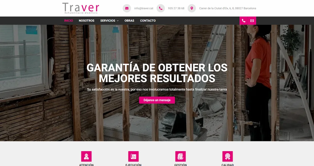 Diseño web Traver